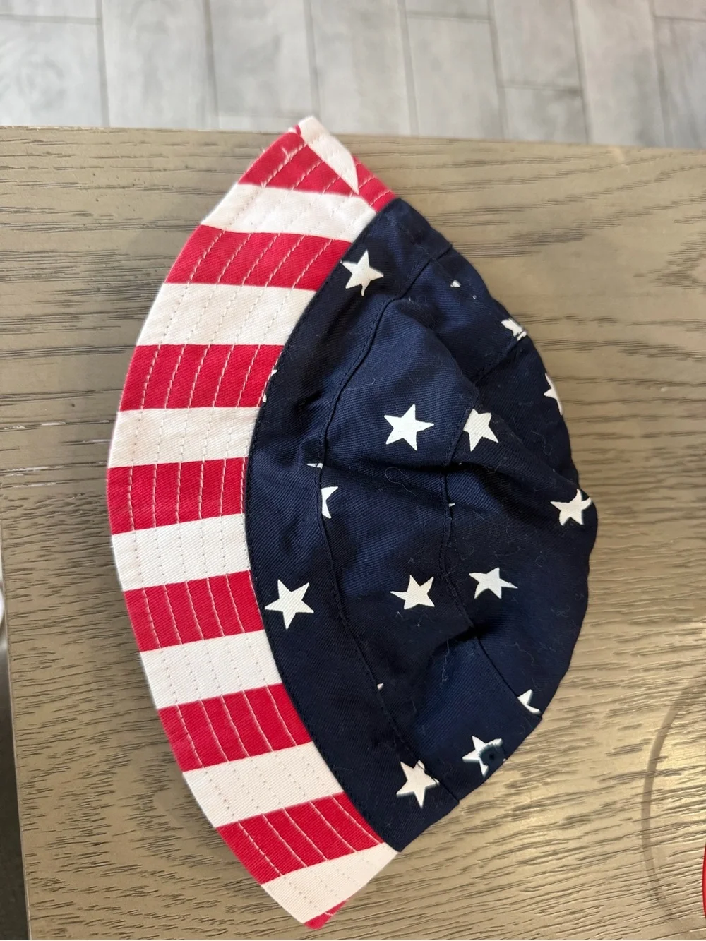 The Children's Place Red White and Blue Stars & Stripes Sun Hat